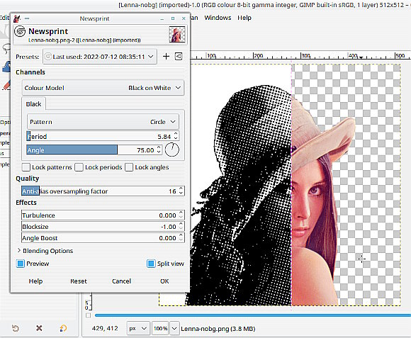 Screenshot of  web app